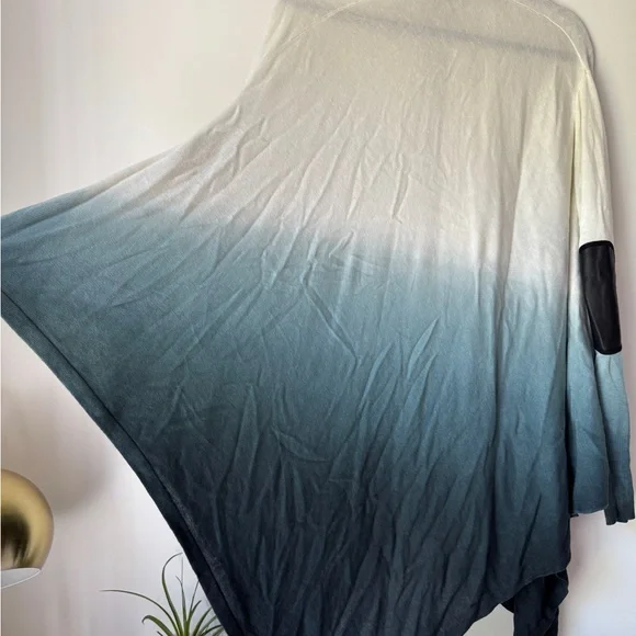 Nicholas K Free People Poncho Cardigan size S tie diy ombré - Picture 7 of 10